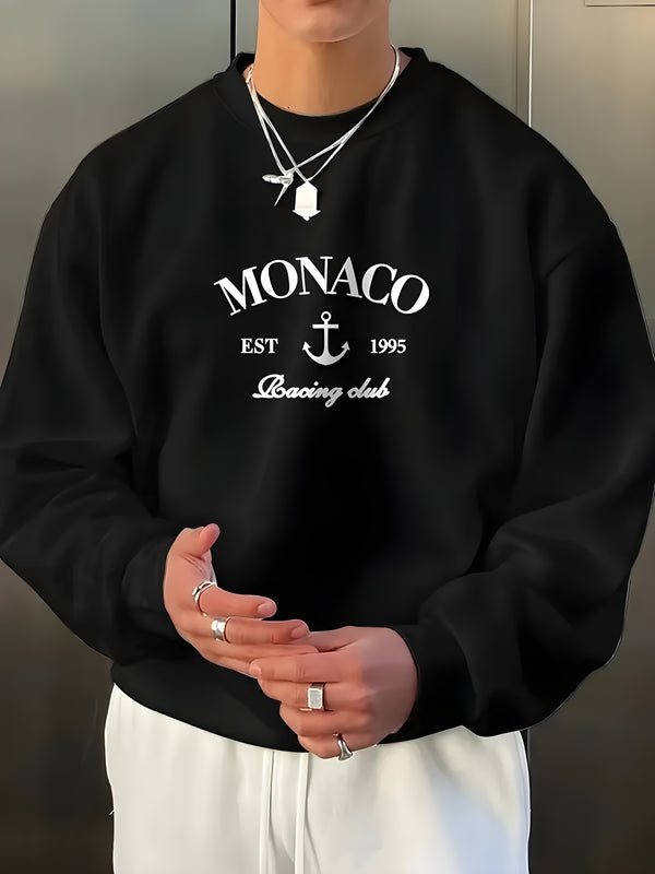 Felpa Monaco girocollo