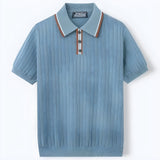 Polo con colletto decorato