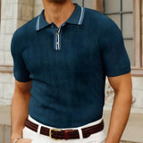 Polo con colletto decorato