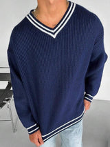 Maglione con scollo a V