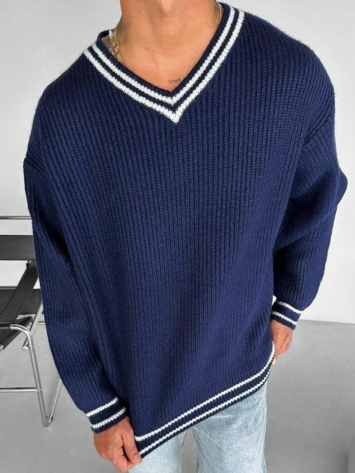 Maglione con scollo a V